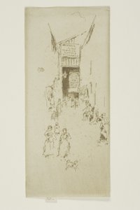 Fleur-de-lys Passage door James Abbott McNeill Whistler