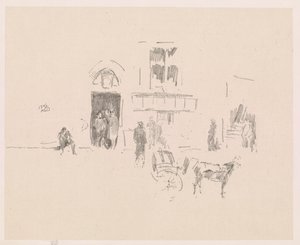Gaiety Stage Door door James Abbott McNeill Whistler