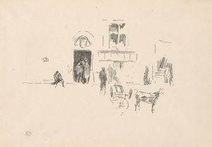 Gaiety Toneeldeur door James Abbott McNeill Whistler