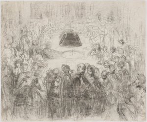 Goksalon in Baden-Baden door James Abbott McNeill Whistler