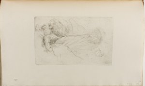 Meisje liggend door James Abbott McNeill Whistler