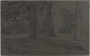 Greenwich Park door James Abbott McNeill Whistler