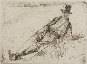 Greenwich Gepensioneerde door James Abbott McNeill Whistler