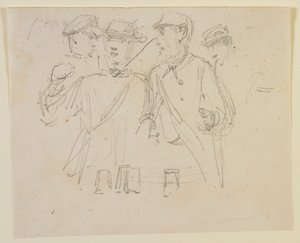 Groep van vier Mannen