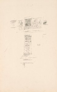 Hotel Colbert, Ramen door James McNeill Whistler