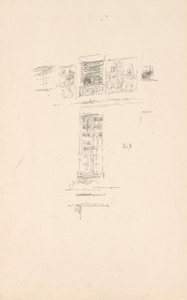 Hotel Colbert, Ramen door James McNeill Whistler