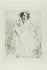 J. Becquet, Beeldhouwer door James Abbott McNeill Whistler