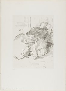 La Belle Dame endormie door James Abbott McNeill Whistler