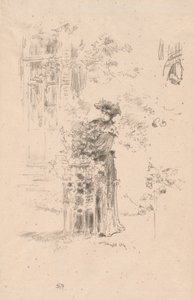 La Belle Jardinière door James Abbott McNeill Whistler
