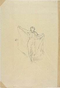 De danseres: Een studie van het naakt door James Abbott McNeill Whistler