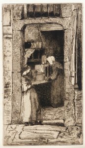 De Mosterdverkoopster door James Abbott McNeill Whistler