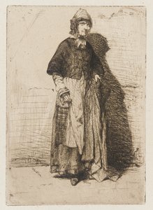 La Mère Gérard door James Abbott McNeill Whistler