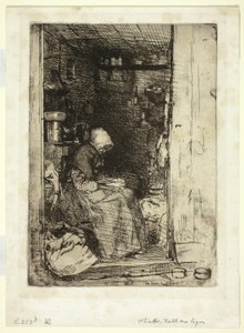 De Oude Vrouw met Lappen