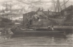 Limehouse door James Abbott McNeill Whistler