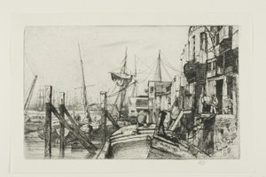 Limehouse door James Abbott McNeill Whistler