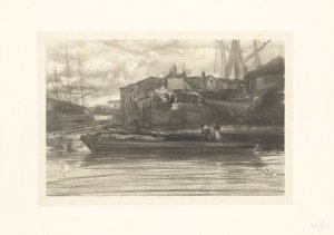 Limehouse door James Abbott McNeill Whistler