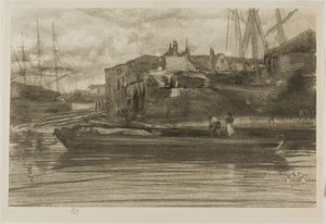 Limehouse door James McNeill Whistler