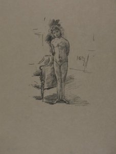 Klein Londen model door James Abbott McNeill Whistler
