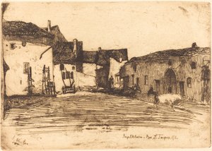 Liverdun door James Abbott McNeill Whistler
