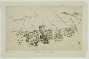 Kreeftenpotten - Selsea Bill door James Abbott McNeill Whistler