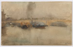 London Bridge door James Abbott McNeill Whistler