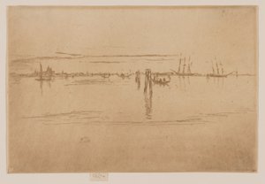 Lange Lagune door James McNeill Whistler