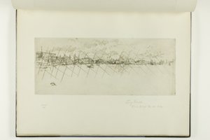 Lang Venetië door James McNeill Whistler