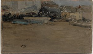 Laag Tij door James Abbott McNeill Whistler