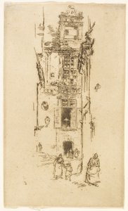 Mairie, Loches door James Abbott McNeill Whistler