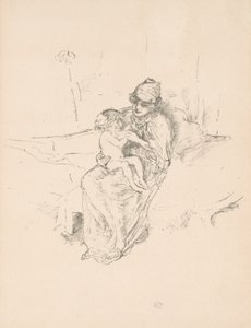 Moeder en Kind, Nr. 1 door James Abbott McNeill Whistler