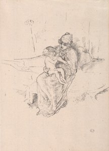 Moeder en kind, nr. 1 door James McNeill Whistler