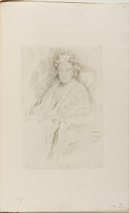 Mevrouw Leyland, Sr. door James Abbott McNeill Whistler