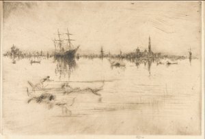 Nocturne door James Abbott McNeill Whistler