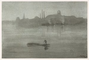 Nocturne door James Abbott McNeill Whistler