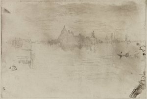 Nocturne: Salute door James Abbott McNeill Whistler