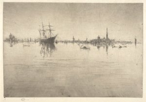 Nocturne, uit de Eerste Venetië Set (Venetië, Een Serie van Twaalf Etsen)