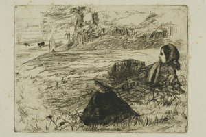 Kindermeisje en Kind door James Abbott McNeill Whistler