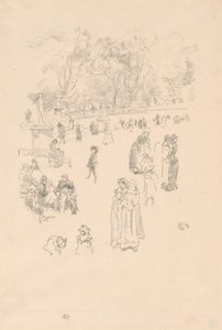 Kindermeisjes: "Les Bonnes du Luxembourg" door James Abbott McNeill Whistler