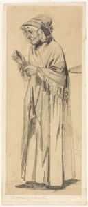 Oude Vrouw met Sjaal en Muts