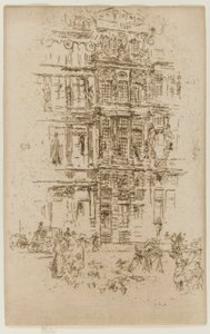 Paleizen, Brussel door James Abbott McNeill Whistler