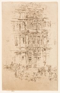 Paleizen, Brussel door James Abbott McNeill Whistler