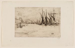 Pickle Herring Wharf door James Abbott McNeill Whistler