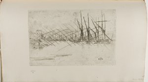 Pickle Herring Wharf door James Abbott McNeill Whistler
