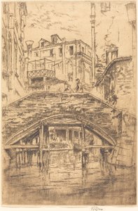 Ponte del Piovan door James Abbott McNeill Whistler