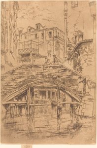 Ponte del Piovan door James Abbott McNeill Whistler