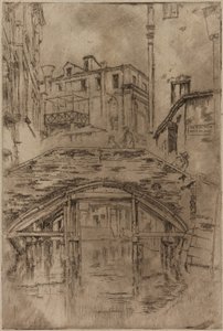 Ponte del Piovan door James Abbott McNeill Whistler