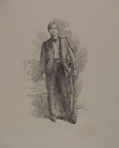 Portretstudie: Mr. Herbert C. Pollitt door James Abbott McNeill Whistler