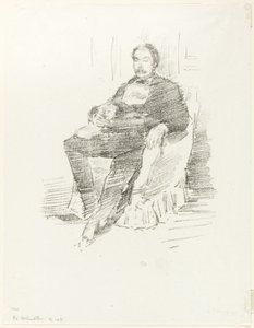Portret van Dr. Whistler, Nr. 2 door James Abbott McNeill Whistler