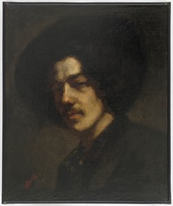 Portret van Whistler met een Hoed door James Abbott McNeill Whistler