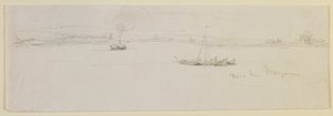 Bij Mainz door James Abbott McNeill Whistler